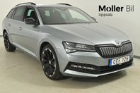 Skoda Superb IV 218hk, Sportline, Drag, Elstolar m minne