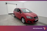 Seat Alhambra TDI 177hk Style 7-Sit Pano El-dörr Kamera Drag