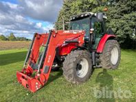 Lastartraktor Massey Ferguson 5455-4 - 4WD - 4st redskap