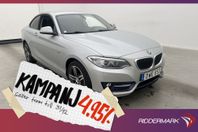 BMW 218 d Coupé Sport Line HiFi Sensorer M-Ratt 4,95% Ränta