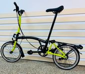 Brompton C-line explore Black / Yuzu Lime NEW -24