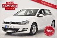 Volkswagen Golf 1.4 TSI KAMPANJ Nyserv SoV-Hjul 122hk