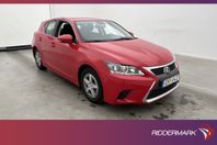 Lexus CT 200h CVT 136hk Värmare Keyless Lågskatt 0,35l/Mil