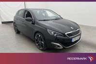 Peugeot 308 e-THP 130hk Allure Pano Sensorer Navi Låg-skatt