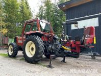 Traktor Fiat 60-90 med hypro skogsprocessor