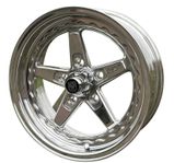 Racemaster Polish Front  5.5x15  Small GM - Ford - Mopar