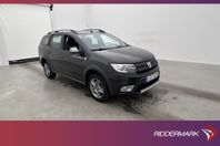 Dacia Logan MCV Stepway TCe 90hk En-Bruk Navi Sensorer Drag