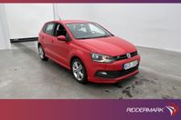 Volkswagen Polo 1.2 TSI 90hk R-Line En-Brukare Sensorer