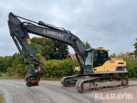 Grävmaskin Volvo EC250 DL med redskap