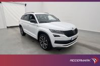 Skoda Kodiaq 4x4 SportLine Värm 7-Sits Pano Canton Cockpit