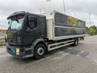 Skåpbil Volvo FL höj och sänkbart skåp och bakgavellyft