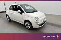 Fiat 500 1.2 8V 69hk Lounge Panorama Halvskinn Låg-skatt