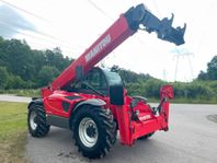 Manitou MT 1440 A med personkorg radio och mycket redskap