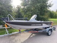 Linder Sportsman 445 catch Sportfiskepaket Honda BF30 traile