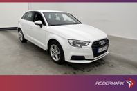 Audi A3 Sportback 1.0 TFSI 116hk Comfort Sensorer 0,4l/Mil