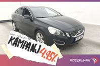 Volvo S60 T3 150hk Summum Navi Skinn Sensore 4,95% Ränta