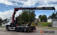 Kranbil 8x4 tridem med lastväxlare och vinsch -2017 /Crane t