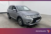 Mitsubishi Outlander 2.2 4WD 7-sits Värm Kamera Skinn Drag