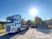 Timmerbil Scania 580