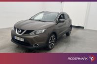 Nissan Qashqai 1.2 DIG-T 115hk Tekna Pano 360 Navi Dragkrok