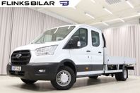 Ford Transit 500 Dubbelhytt 170HK Flak Drag Värmare Moms