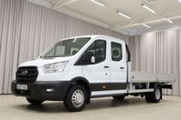 Ford Transit 500 Dubbelhytt 170HK Flak Drag Värmare Moms