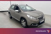 Peugeot 2008 1.2 82hk Allure Sensorer Halvskinn Låg-skatt