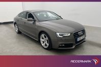 Audi A5 Sportback TDI Q 190hk S-Line Värm Sensorer Halvskinn