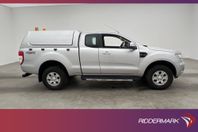 Ford ranger SuperCab XLT 2.2TDCi 4x4 Värmare Drag Kåpa Moms