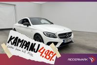 Mercedes-Benz C 43 AMG Coupé 4M 367hk Pano Burm 4,95% Ränta