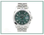 Rolex Datejust 41 "Mint Green, Svensksåld, 126300" - 2024