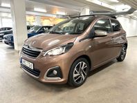 Peugeot 108 5-dörrar 1.0 VTi Stort soltak, 69hk