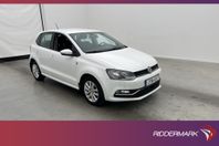 Volkswagen Polo 1.2 TSI 90hk Farthållare Psensorer Bluetooth