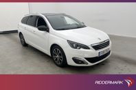 Peugeot 308 SW 1.2 130hk Allure Pano Värmare Sensorer Drag