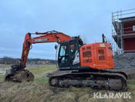 Grävmaskin Hitachi ZX225US0LC-5B med flera re