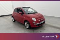 Fiat 500C 1.2 8V 69hk Lounge Halvskinn Låg Skatt 0,48l/mil