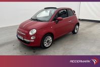 Fiat 500C 1.2 8V 69hk Lounge Halvskinn Låg Skatt 0,48l/mil