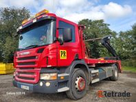 SCANIA P230 DB4X2 HHZ Liftdumper full parabel / Container li