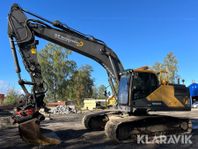 Grävmaskin Volvo EC250EL med grävsystem, rota