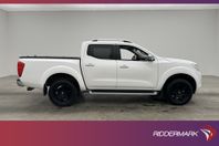 Nissan Navara Tekna 2.3dCi 4WD Dragkrok Skinn Diff 360° Moms