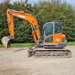 Doosan DX85R-3 - Minigravemaskine / mini excavator 8,6 ton