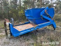 Liftdumperaggregat på växlarram med container