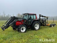 Traktor Valtra Valmet 6200 Hi-Trol med vagn