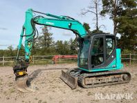 Grävmaskin Kobelco SK75SR-3E tiltrotator