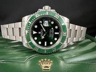 Rolex Submariner Hulk 40mm 116610LV Grön Fullset