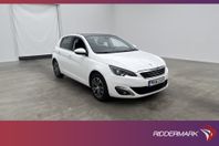 Peugeot 308 1.6 e-HDi 115hk Allure Pano Kamera Navi En-bruk