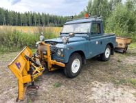 Lätt lastbil LANDROVER 88 PICK-UP Plogbil