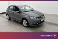 Volkswagen Polo 1.2 TSI 90hk Farthållare 360kr Årsskatt BT