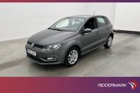 Volkswagen Polo 1.2 TSI 90hk Sensorer Farthållare Bluetooth