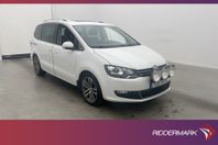 Volkswagen Sharan 2.0 TDI 4M 7-Sits Värm Pano Kamera Drag